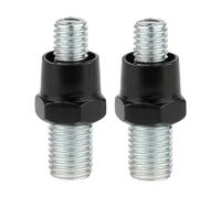 Genérico Tornillos De Fijación Espejo Regreso | Tornillo Doble Cabeza para Aumentar La Transmisión Herramienta Material Hierro Robusta Soporte Motocic