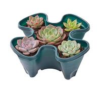 Genérico Torre de Macetas Verticales,Maceta Apilable Vertical con Drenaje Seguro,Macetas de Jardinería y Maceteros para Plantar | para Jardín, Patio, Balcón, Terraza, Hogar y Decoración