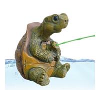 Genérico Tortoise Figurine Decoration - Handcrafted Resin Turtle Statue, Decorative Outdoor Sculpture, Realistic Garden Animal Accent | Poolside and Yard Ornament For Backyard Patio Balcony Lawn Home