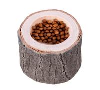 Genérico Tortoise Food Dish | Reptile Water Bowl,Wood Grain Cup Amphibians Habitat Accessories for Lizard Hermit Crab Bearded Dragon Frog Gecko Snake Indoor Terrariums Home Aquariums Backyard Ponds