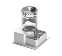 Genérico Tortoise Water Dish Gecko Drink Dispenser - Amphibian Hydration Station for Hermit Crab | Basin Plus Quick Clean Removable Tank & Rock Texture Decor for Terrarium, Vivarium, Tank and Cage