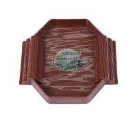 Genérico Tortoise Water Dish - PP Resin Standard Size 2 In 1 Design | Reptile Bathing Feeding Bowl, Stain Resistant Turtle Water Tub For Snake Gecko Tortoise Tank Terrarium Use | Reptile Care