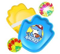 Genérico Toss and Catch Ball Set | Outdoor Sports Toy | Light-Up Toss and Catch Ball Game Set | Handheld Racket Outdoor Throwing Toy For Playground Beach Yard Outside Kids Boys Girls