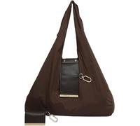 Generico Tote Bag - Expandable Leather Key Chain Bag plegable Key Holder Shopping Bag for Women Girls Students Teacher Travel Shopping Outdoor School, Caff Scuro