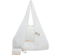 Generico Tote Bag - Expandable Leather Key Chain Bag plegable Key Holder Shopping Bag for Women Girls Students Teacher Travel Shopping Outdoor School, blanco