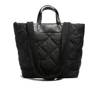 Genérico Tote Bag for Women, Quilted Puffer Tote Bag Lightweight Nylon Puffy Shoulder Handbag with Adjustable Strap for Daily Use, Workout (Black)