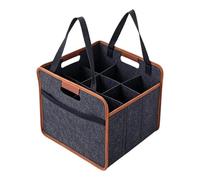 Genérico Tote Bag para vino, protector de mudanza de fieltro con 9 alvéolos, de viaje para botellas de vino, para bebidas alcohólicas, champán, aperitivo bar apartamento