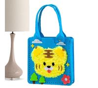 Genérico Tote Bags for Kids, Handmade School Bag Kit, Reusable Craft Tote, Non Woven Storage Organizer, Creative Eco Friendly Desig, Kindergarten, Travel, Shopping, 8.27x14.17 Inches