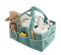 Genérico Tote Diaper Bag, Plush Large Handbag, 14.96x9.84in Bucket Pouch Organizer, Flexible Partition Design, Authentic Water-Resistant Material for Hospital Beach Nursery Use