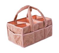 Genérico Tote Diaper Bag, Plush Large Handbag, 14.96x9.84in Bucket Pouch Organizer, Flexible Partition Design, Authentic Water-Resistant Material for Hospital Beach Nursery Use