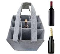 Genérico Tote para Vino - Portador de Fieltro, para 9 Botellas, Soporte portátil, Viaje a Prueba de Fugas, picnics, Fiestas, cenas, Navidad, reuniones al Aire Libre, lo Que Gar