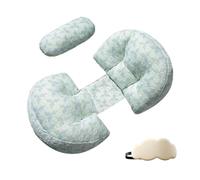 Genérico Tottlebee Pregnancy Pillow, 2025 New Pregnancy Pillows for Sleeping, with Adjustable Belly Wedge, Adjustable Pillows Spacing Fits, Safe Material for Back, Belly, Legs, Tummyrest (H)