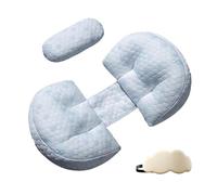 Genérico Tottlebee Pregnancy Pillow, 2025 New Pregnancy Pillows for Sleeping, with Adjustable Belly Wedge, Adjustable Pillows Spacing Fits, Safe Material for Back, Belly, Legs, Tummyrest (F)