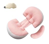 Genérico Tottlebee Pregnancy Pillow, 2025 New Pregnancy Pillows for Sleeping, with Adjustable Belly Wedge, Adjustable Pillows Spacing Fits, Safe Material for Back, Belly, Legs, Tummyrest (D)