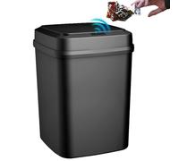 Genérico Touchless Trash Can for Kitchen, Automatic Sensor de basura Can, Electric Trash Can with Lid, Smart Wastebasket, 13L Cubo de basura para baño, Hands- Trash Can with Motion Sensor,