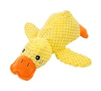 Genérico Tough Duck Dog - Calming Yellow Duck Dog | Squeaky Toy | Mellow Calming | Sound Toy For Busy Chewing | Interactive | Pet Supplies For Indoor and Outdoor Play