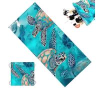 Genérico Towel Bag 2 In 1 - Drawstring Design Fast Drying,Swim Pool Towels for Gym Birthday Adults Men Swimming Summer Vacation Travel Camping