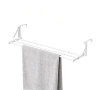Genérico Towel Rail - Multifunctional Organizer for Home Dormitory Apartment | Stainless Steel with Anti Slip Arms, No Drilling Installation, Wall Mounted Coat Rack for Clothes Towels Robe Hat Bags