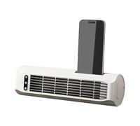 Genérico Tower Fan for Desk, Standing Fan with Hidden Phone Holder, Cordless 3 Speed Adjustment Cooling Fans for Bedroom Living Room