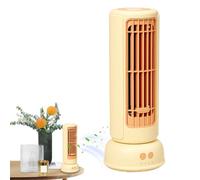 Genérico Tower Fan, Oscillating Ventilator, 3.94x3.94x10.24 inches Bedroom Powerful 3-Speed Air Circulator, Standing Fan for Home Nursery Dorm Car Camping, Room Kitchen Garage Basement