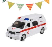 Genérico Toy Ambulance Car, Light-Up Vehicle & Sound Effect Model with Realistic Details, Educational Play Toy for, Children, Pupils, Indoor Yard Party Birthday and Early Learning Fun