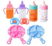 Genérico Toy Baby Bottle - Skill Development Baby Pretend Play Toy | Doll Tableware Accessories, Immersive Role-Playing Tool For Boys Girls Birthday Nursery Home School Camping Kindergarten