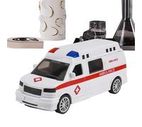 Genérico Toy Car - Hand Eye Coordination Educational, Lighted Ambulance Toy Car with Sound, Realistic Hand Eye Coordination, | Light Up Kids Ambulance Cars Toys For Yard Living Room Party Birthday