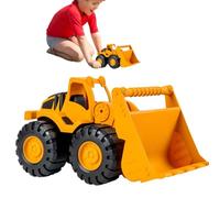 Genérico Toy Cars - 20.5x17x10cm Excavator Toy | Inertia Driven Engineering Vehicle - ABS Thickened Drop-Resistant | Beach Bulldozer Dump Truck, Kids Ages 3+, Creative Play, Gift