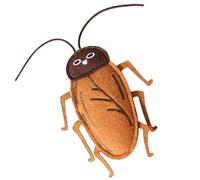 Genérico Toy Catnip de Fieltro | Juguetes masticables para gatito, Juguete de cucaracha de gatito Lindo realista, Simulación realista Interactiva gatito de gatito para gatito, gato en casa