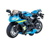 Genérico Toy Dirt Bikes - Simulation Motorcycle Model with Light and Sound | Pull Back Dirt Bike Toy for Boys, Motorbike Collection Display, Room Decoration Gift for Kids