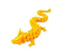 Genérico Toy Dragon 3D | Colección Dragones articulada, Crystal Dragon 3D impreso, 11.8 Pulgadas Navidad Navidad Movilidad Halloween Decoración Ornamento para el Hogar de la Oficina en el Hogar
