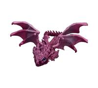 Genérico Toy Dragon, Flying Dragon, Articulated Joints Fidget Function Desk Decor Crystal Finish Mythical Design Dynamic Poses, Display Decor for Bookshelf Desktop or Cabinet