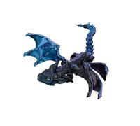 Genérico Toy Dragon, Flying Dragon, Articulated Joints Fidget Function Desk Decor Crystal Finish Mythical Design Dynamic Poses, Display Decor for Bookshelf Desktop or Cabinet