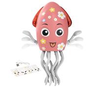 Genérico Toy Octopus: Figura de mar Que se arrastra eléctricamente, Juego de Aprendizaje Musical | Movimiento de luz interactiva para la Sala de niños en Edad Preescolar Partido de la habitación