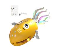 Genérico Toy Octopus: Figura de mar Que se arrastra eléctricamente, Juego de Aprendizaje Musical | Movimiento de luz interactiva para la Sala de niños en Edad Preescolar Partido de la habitación