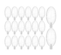 Genérico Toy Squeakers,20 Pieces Noise Maker Replacement, 2.48x1.18 Inches Oval Olive-Shaped Squeaky Parts - For Adult Dog Lovers Party DIY Projects Pet Stuffed Sewing