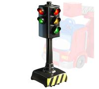 Genérico Toy Traffic Lights - 12.5x4cm Semáforo Educativo Infantil | Juguete Semáforo LED - Función Parpadeo Voz - Material ABS - Educación Vial Preescolar | Simulación Escena Juego