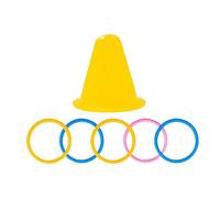 Genérico Toys for Bunny - Interactive Stacking Educational Rings | Cartoon Rabbit Play Set with Bright Colors & Fun Motion Supporting Bird Small Animal Kitten Chinchilla Hamster Gerbil Squirrel Cage