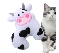 Genérico Toys for Cats - Enhanced playfulness, Cute Catnip Toys for Cats, Cow Design Kitten Teething Chew Supplies | Cow Design Kitten Teething Chew Supplies, Cat Plush Cheew Toy, Teeth Grinding Toy