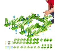 Genérico Track Car Toys - ABS DIY Puzzle Race Track Playset For Kids