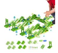 Genérico Track Car Toys - DIY Puzzle Race Track Vehicle Playset