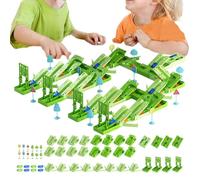 Genérico Track Car Toys - DIY Puzzle Race Track Vehicle Playset