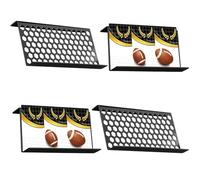 Genérico Trading Card Display Riser - 4PCS Acrylic Organizer Holder With Honeycomb Design, Sports Card Display Stand For Collectibles Board Games And Trading Cards Clear