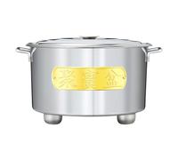 Genérico Traditional Auspicious Barrel - Galvanised Metal Incinerator, Small Bucket | For Wood Garbage Garden Backyard Farm Patio Bonfires Beach Porch Balcony Gardeners Landscapers Accessories