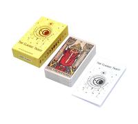 Genérico Traditional Tarot Deck - Portable Divination Cards | Seventy Eight Sheet Learning Set with Illustrated Guidance, Spiritual Reading Tool for Beginner Practice Travel Journal Gathering