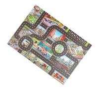 Genérico Traffic Play Rug - Kids Road Mat, City Life Carpet | Children Bedroom Playroom Educational Floor Decor, Interactive Urban Map Activity Area Rug with Non Slip Backing Material