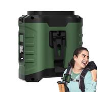 Genérico Tragbarer Gürtelventilator | Tragbarer Nackenventilator Für Unterwegs - USB-Aufladbarer Kühlventilator Mit Starker Luftstrom Für Camping Wanderung Arbeiten Im Sommer