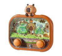 Genérico Tragbares Wasser-Pinball-Spielzeug Für Kinder,Capybara-Design Doppelknopf-Wurfspiel | Mit LED-Leuchte Wasserperlenspiel - Handheld-Spiele Für Mädchen Erwachsene Studenten Reise