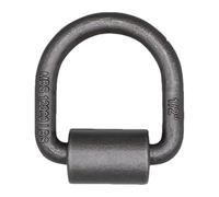 Genérico Trailer D Rings Weld On, 1/2inch Trailer Floor Tie Downs Forged D-Rings, 3.15x2.76x0.39 Inches Heavy Duty Alloy Welding Truck D Ring with Base For Pickup Trucks