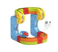 Genérico Train Set - Magnetic Educational Track DIY Assembly for Children Boys Girls Youth Friends | 18-Piece Train Set with Colorful Tracks, Fun Interactive Learning Toy for Christmas Holiday Play